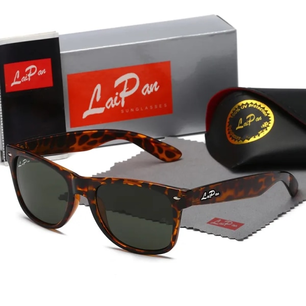 Heta Unisex fyrkantiga Acetate Solglasögon Lyx varumärkesdesign Gafas Retro Klassisk Glaslins Spegel Körglasögon UV400 2-1-4-0 Type 5