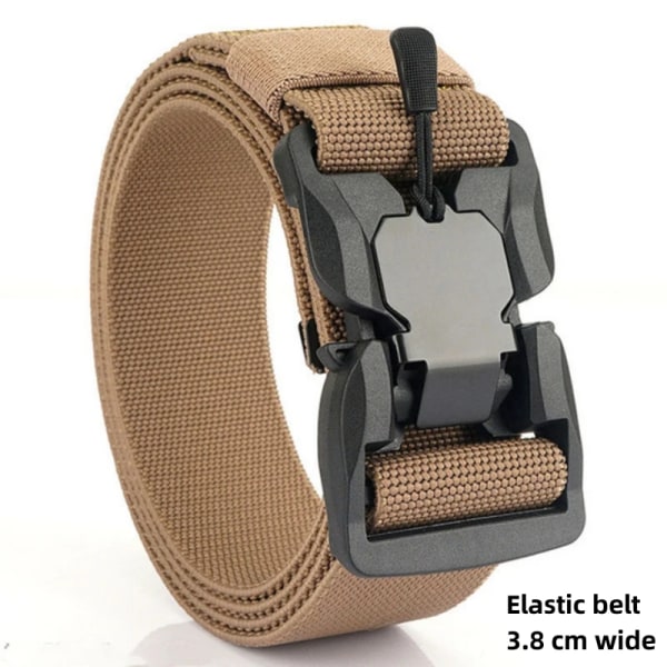 FRALU bälte män utomhusjakt metall taktiskt bälte multifunktionslegering spänne hög kvalitet Marine Corps canvas bälte för män Khaki 881 45to47inch