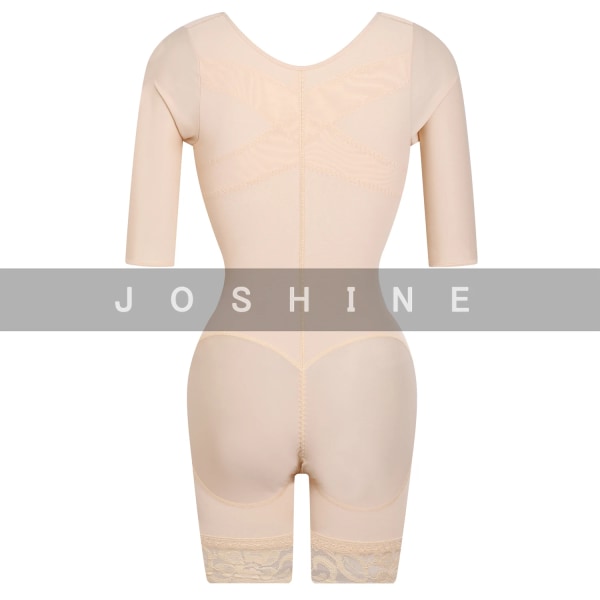 Högkompression magkontroll Shapewear Slimming Fajas Spets Body Shaper postpartum bodysuit bekväm för amning Pink L