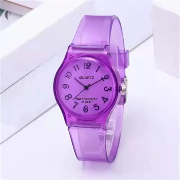 2021 Nytt enkelt silikonmärke WOKAI Casual Quartz Watch Dam Kristall Silikon Klockor Relogio Feminino Watch Blue