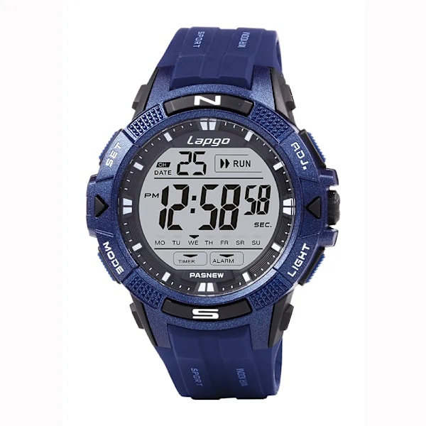Original Vattentät Digital Dyk Klockor Män Elektronisk Handklocka Pojke Watch Feelnever Utomhus Sport Armbandsur Man Blue