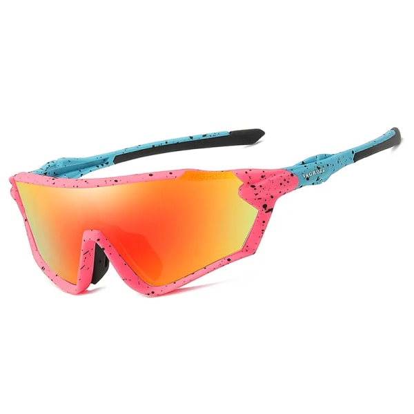 VAGHOZZ Ny design stil Cykelglasögon Utomhussolglasögon Män Kvinnor Sportglasögon UV400 MTB Cykel Cykel Photochromic Goggles D2