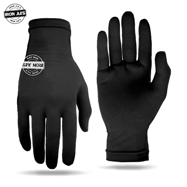 Iron Jia'S Motorcykelhandskar Innerhandskar Körning Andningsbara Lätta Motorcykel Moto Absorberar Svett Motocrosshandskar Innerhandskar Black L