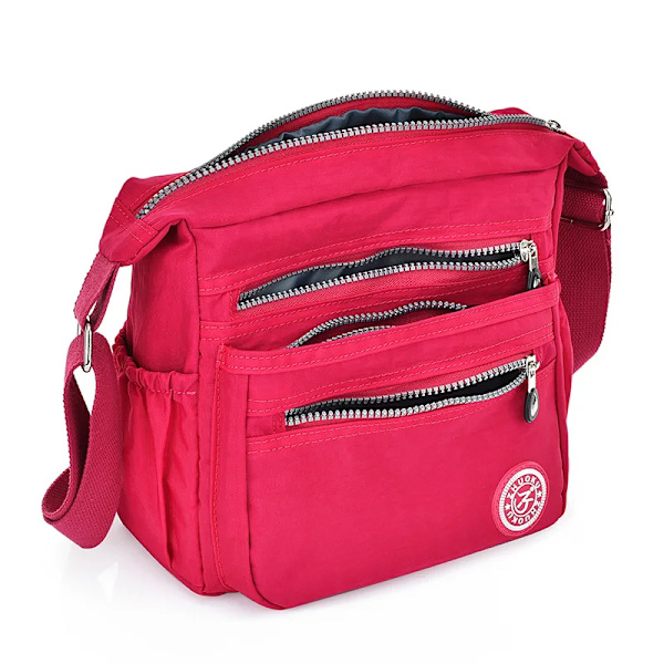 Nylon Kvinnor Messenger Väskor Liten handväska Axelväska Kvinna Crossbody Väskor Handväskor Hög kvalitet Bolsa Tote Beach Violet
