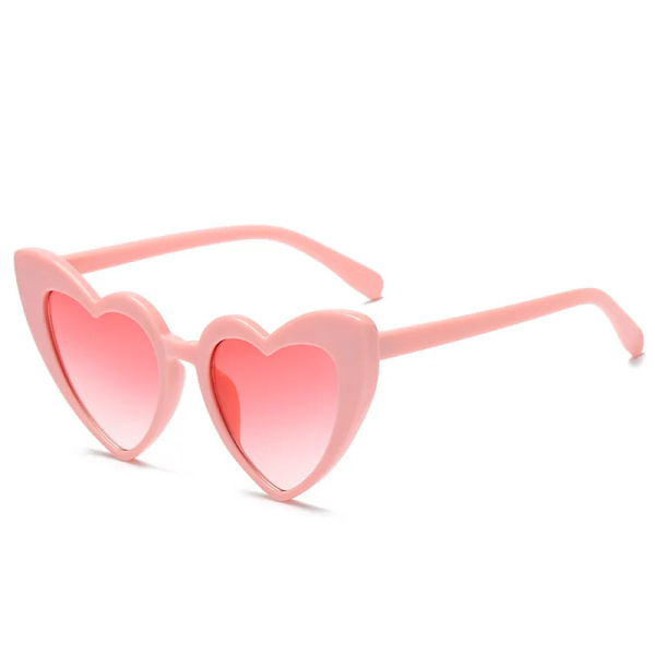 Dammode Hjärtformade effekter Glasögon Watch ljuset ändras till hjärtform på natten Diffraktionsglasögon Solglasögon för kvinnor Pink-A Adult