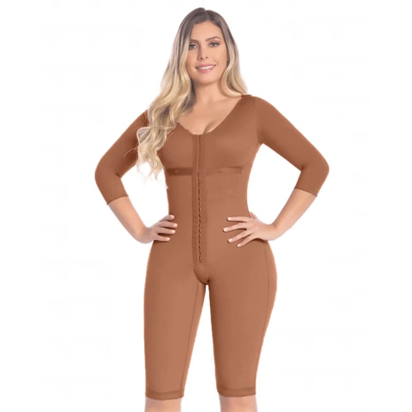Fajas colombiansk gördel waist trainer dubbelkompression BBL-shorts Magkontrollslida Bantning Platt mage Modelleringsbälte Black XXL