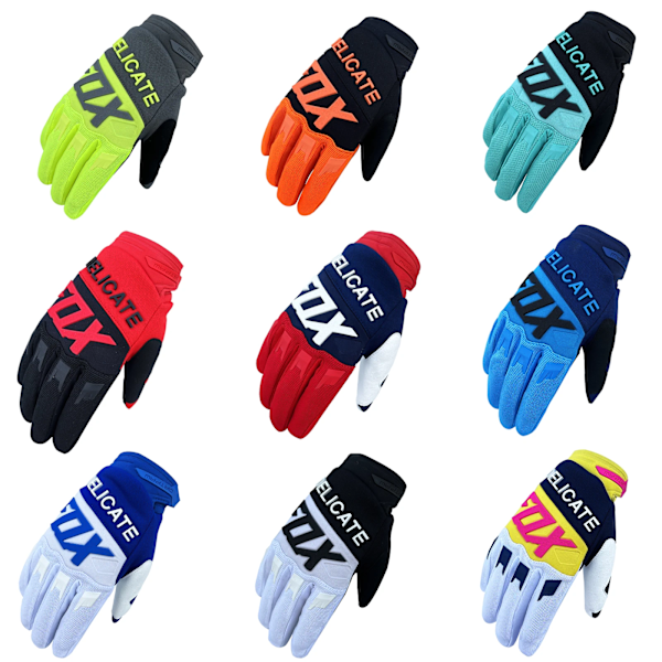 Motocross Dirtpaw Racinghandskar Mx Dirt Bike Off Road Utv Mtb Atv Cykel Mountain Riding För Män Kvinnor Storlek S-Xl DFGL-03 M