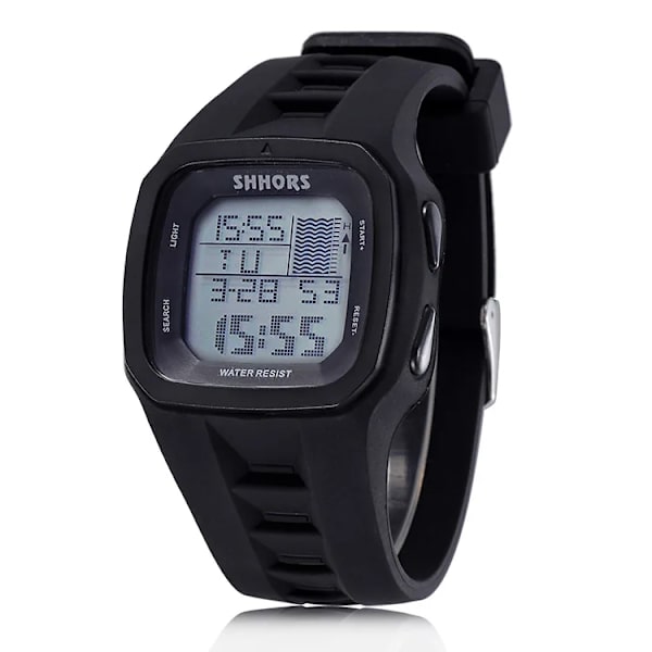 Shhors Klockor Herr Sportklockor Mode Elektroniska Armbandsur Herr Led Digitala Klockor Vattentät watch Reloj Hombre 142215gray