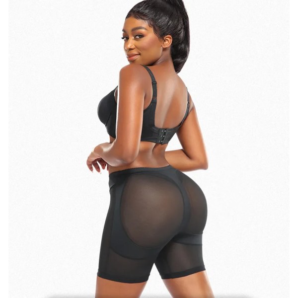 Body Shaper Damer Shapewear Control Trosor Butt Lifter No Pad Underkläder Butt Lifting UP Charmiga Curve Shapers Black L