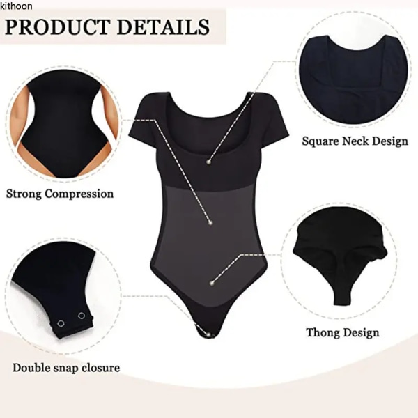 Kvinnors waist trainer Body Shaper Underkläder Stringtrosa Bodysuit för kvinnor Magkontroll One Piece Jumpsuits Seamless Shapewear Fajas White S