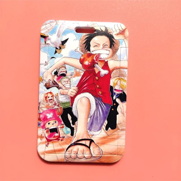Barn Tecknad Plast Anime ID-korthållare Cool Modemärke Glidande Arbete Namnbricka Busslina Kort Hållare för lanyard card holder(.1845)