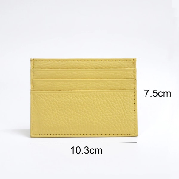 Kreditkortshållare i läder Custom Initial Holder Personlig Initial Slim Wallet Monogram Namn Plånbok Korthållare DIY Christmas apricot