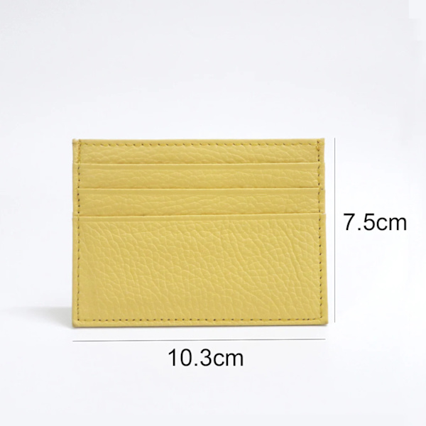 Kreditkortshållare i läder Custom Initial Holder Personlig Initial Slim Wallet Monogram Namn Plånbok Korthållare DIY Christmas green 3