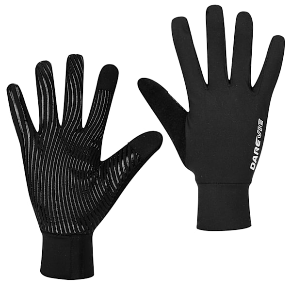 DAREVIE Cykelhandskar Full Fingers 2023 Cykelhandskar för män för kvinnor Högkvalitativa Andningsbara, halkfria pekskärmscykelhandskar Black XL