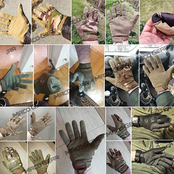 Taktisk handske Militär Armé Helfingerhandskar Herr Airsoft Cykling Sport Camping Träning Cykling Paintball Lättvikts Camo A9 Multicam M