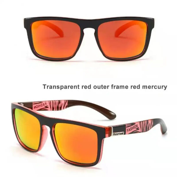 Solglasögon Man Mode Fyrkantig ram Retro Cykling Solglasögon Polariserade solglasögon Kvinnor Körning Fiske Glasögon Goggle UV400 10 Sunglasses
