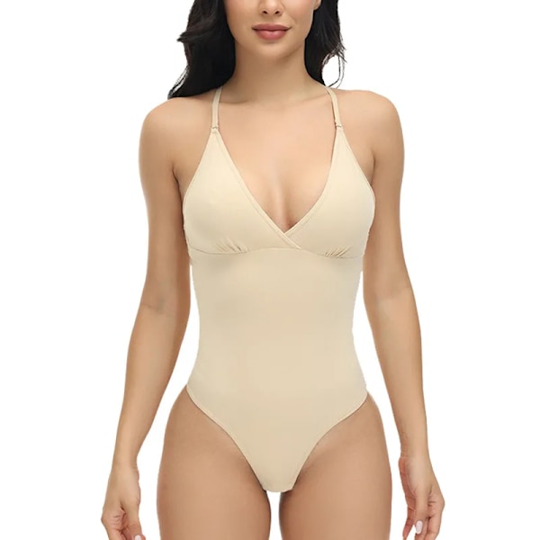 Woo Store Kvinnor Body Slimming Underkläder Kroppsformare Thong Waist Trainer Korsett Shapewear Tummy Control WSSS-12 Black M