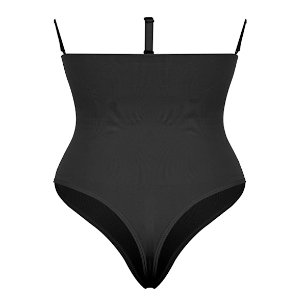 Hög midja magkontroll trosor String Butt Lifter Shaper Bantning Underkläder Butt Lifter Magen Formande Cincher Brief Body Shaper Black XL-XXL