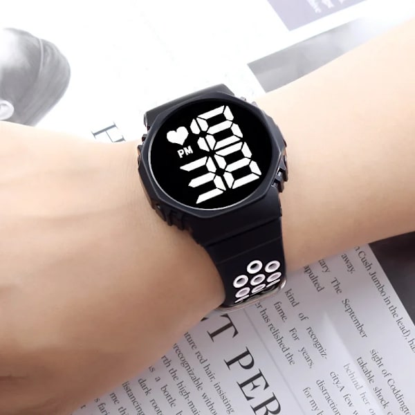 2022 Vattentäta klockor för män Utomhussport Ledad digital watch Mode Elektronisk watch för män Relogio Masculino Pink