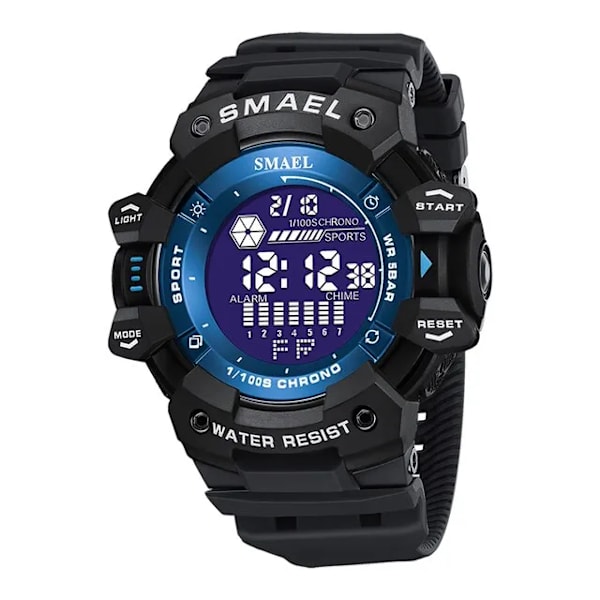 2023 LED digital watch för barn Sport Vattentäta klockor Pojke Flicka Watch Elektronisk klocka Relojes Elektroniska klockor Black Blue