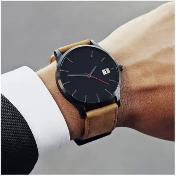 ny mode stor urtavla Military Quartz Watch Läder Sportklockor Högkvalitativ klocka Armbandsur montre homme horloges vrouwen all black