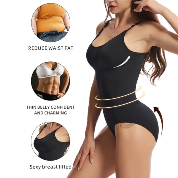 2023 Dam Shapers Korsett Body Magkontroll Body Shaper Trainer Dam Sexig Bantning Fast Sömlös Öppen Coffee S
