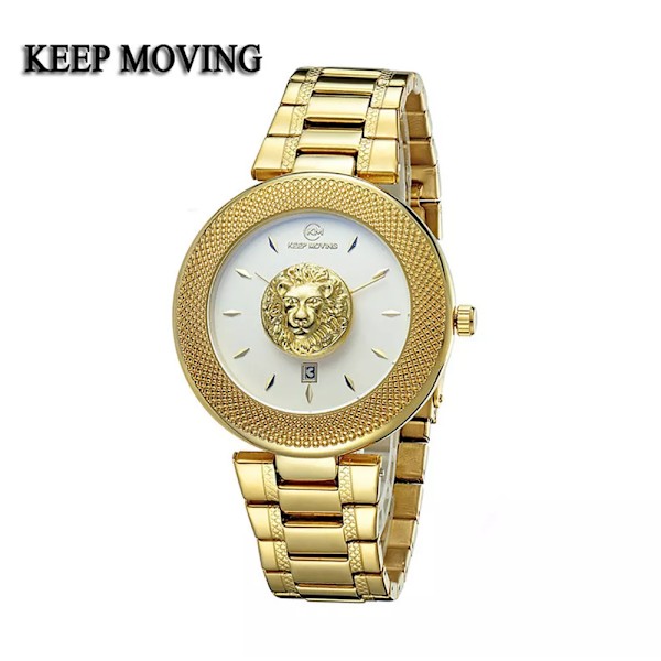 Topp Lyx Modemärke Eleganta Damklockor Kvarts Vattentät Armbandsur Kalender Watch relogio feminino Present 2021 W Gold white