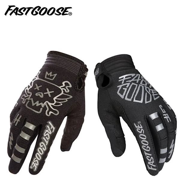 Pekskärm Racinghandskar Motocross Cykelhandskar MTB Mountain Safety Motorcykel Cykling Cykelhandskar Sport Nytt helfinger G130-13 M