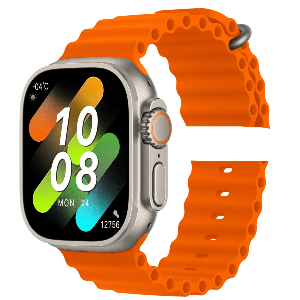 HK8 Pro MAX Ultra Smart Watch Series 8 49 mm 2,12 tum Amoled HD-skärm Hög uppdateringsfrekvens NFC Kompass Man Kvinna Sport SmartWatch orange