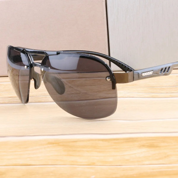 Klassiska Gradient Lens Solglasögon Män Kvinnor Lyx Driving Pilot Solglasögon Mode Båglösa Solglasögon Kvinnliga Man Glasögon UV400 04 Gradient brown Green