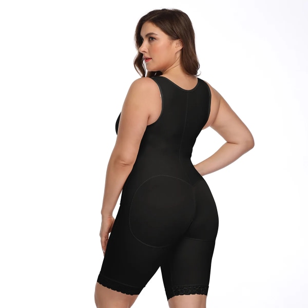 SHENGMEIYU One Piece Korsett Bantning Kroppsunderkläder Explosiv korsett Midja Tight Höftlyft Tight Body Stor storlek Shapewear D048 Skin L