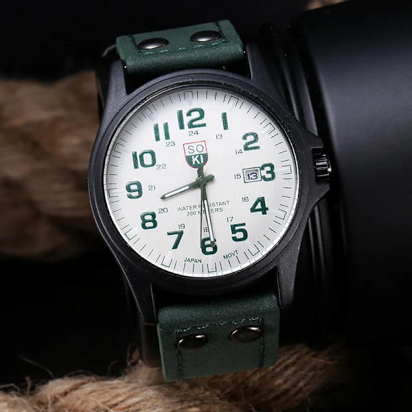 relogio masculino lyxmärke berömt watch vattentät militär män klockor rostfritt stål Klocka Reloj hombre reloj mujer khaki black