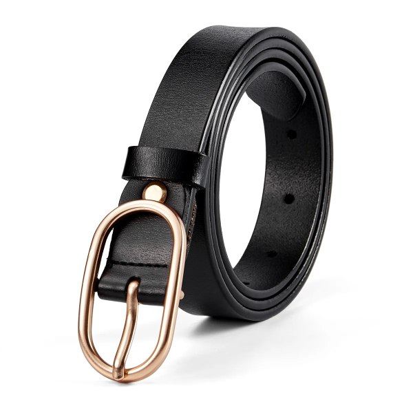 BISONDENIM 2022 New Fashion Classic äkta kohudsläderbälten för kvinna Lyxigt designermärke Bälte Automatiskt spänne B60226-2B one size
