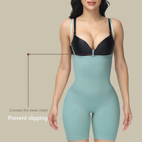 Body Shaper Body Endelad underkläder Lyfta rumpa Formning Sexiga kvinnor Shapewear Faja Auburn S