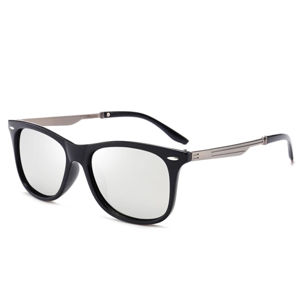 Jsooyan Vintage Retro Solglasögon Män Polarized Square 2019 Brand Designer Solglasögon För Män UV400 Driving Mirror Goggle C6(mirror) As Pictures
