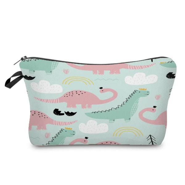 Lovely Monkey Printed Pencil Bag Mode Dam Kosmetika Organizer Bag för resor Färgglad förvaringsväska för Lady Liten presentpåse hz0337