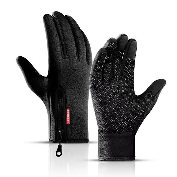 Pekskärm Thermal Cykling Skidcamping Vandring Löpning Motorcykel Unisex Vattentäta Helfinger upgrade black M