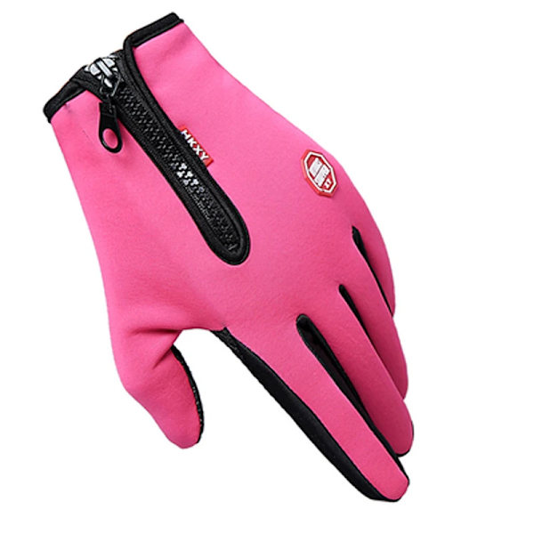 Pekskärm Thermal Cykling Skidcamping Vandring Löpning Motorcykel Unisex Vattentäta Helfinger rose red L