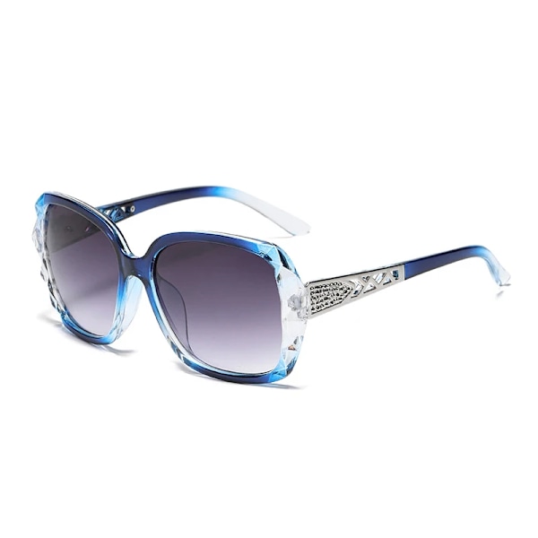 Den nya stora lådan polariserade solglasögon han edition tide kvinnlig uv webb kändis solglasögon kör runda glasögon kvinnlig polarized blue Other