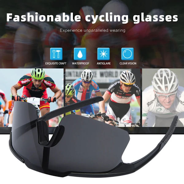 Mode Körglasögon Vuxen Solglasögon Unisex Utomhus Cykling Glasögon Ram Solglasögon Bergsbestigning Fiske Resa Camping C8