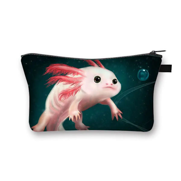Söt Axolotl Case Gamesolotl Gamer Sminkväskor Kawaii Toalettartiklar Arrangörer Liten handväska Flickor Casual Kosmetikväska shzbxqdw02cw