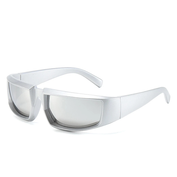 Steampunk Solglasögon Y2K Cykling Sport Kvinnor Punk Goggle Märke Designer Solglasögon Män Silver Spegelskydd Mode Glasögon style 1-3 as picture