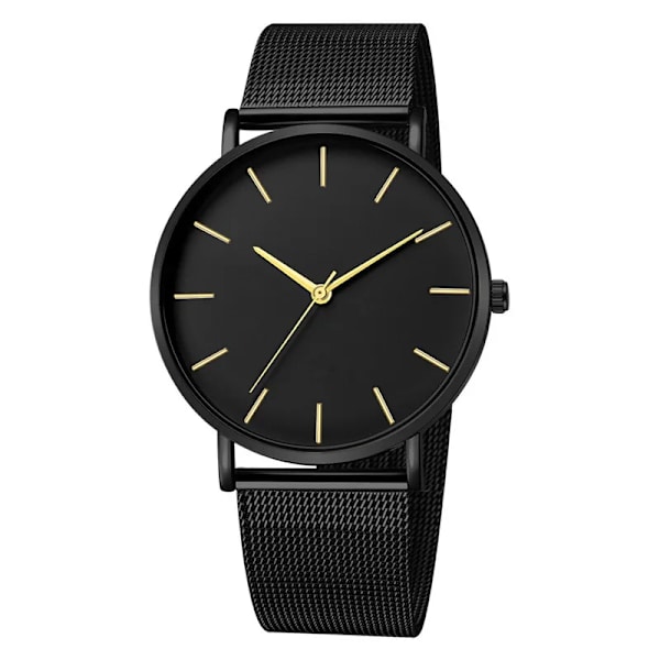 Mode Reloj Mujer Quartz Watch Simple Montre Femme Dam Mesh Armband i rostfritt stål Casual Watch Metall Timmar Relogio 1635A-A-J