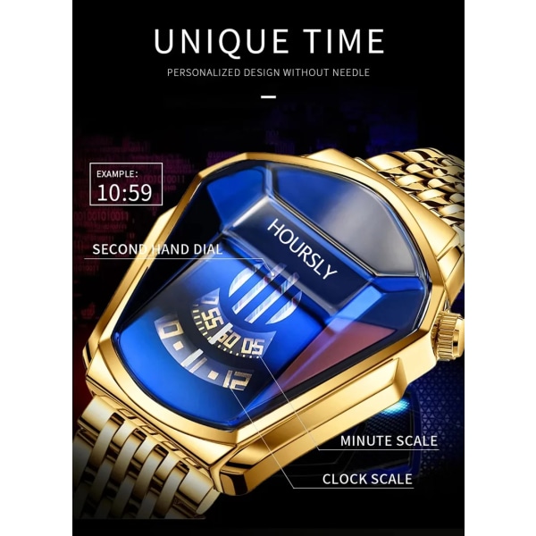 Lyx TIMMAR Varumärke Trend Cool watch Rostfritt stål Teknik Mode watch för män 2022 Relogio Masculino BE