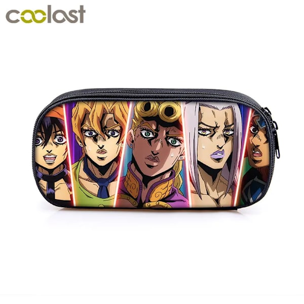 Anime Jojo Bizarre Adventure / Killer Queen Kosmetikfodral Pennhållare Pojkar Flickor Stationär väska Skolmaterial Case dqbbjojo08