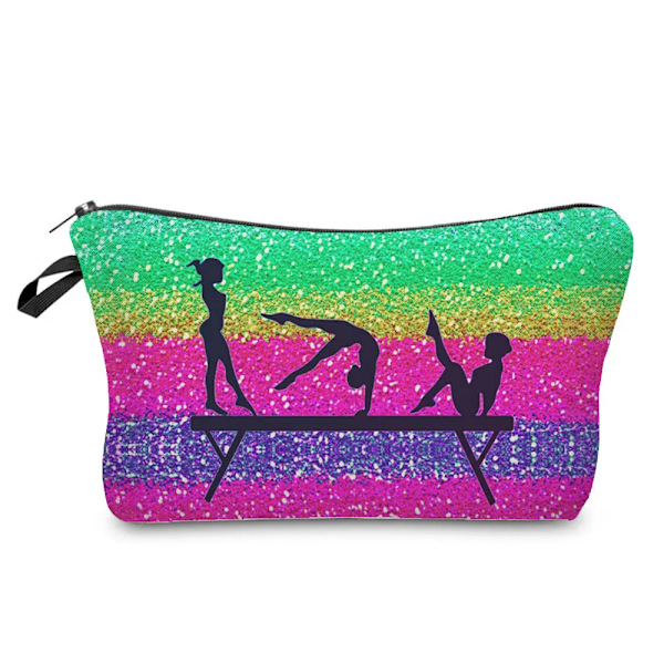 Sminkväska Mode Skollärare Gåva Rytmisk print Kosmetisk väska Originaldesign Kvinnlig Resetoalettartiklar Organizer hz6615 Cosmetic Bag