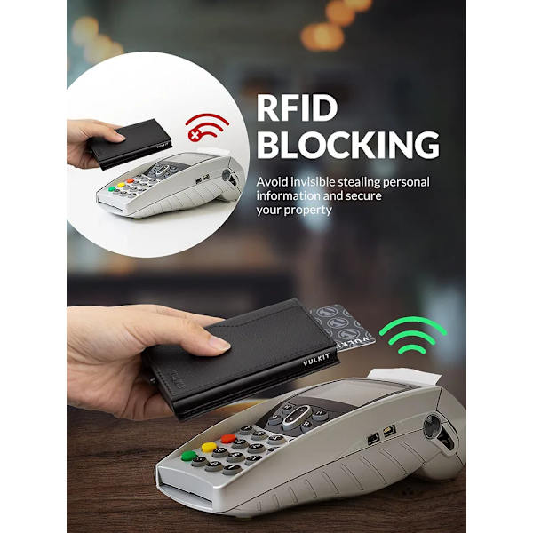 Case med dubbelt ID-fönster RFID-blockerande automatisk popup-plånbok i läder för kort och sedlar Wine red