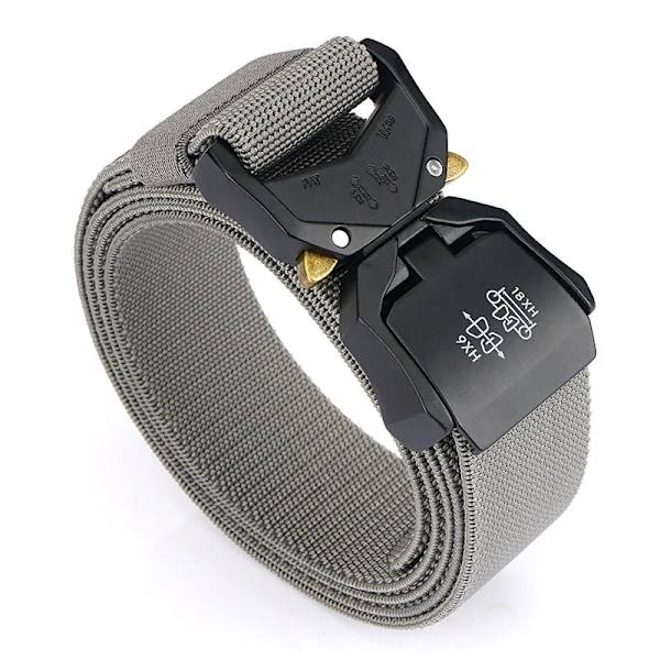 Taktiskt bälte Quick Release Army Style Stridsbälten Svart Herr Nylon Militär midjeband Utomhus Jakt Sporttillbehör 125cm Style 2 Army Green 125cm