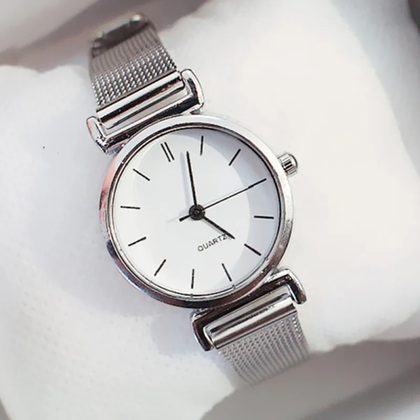 silver armband klockor för kvinnor små armbandsur för kvinnor watch mode damklockor klocka reloj mujer relogio feminino white 3