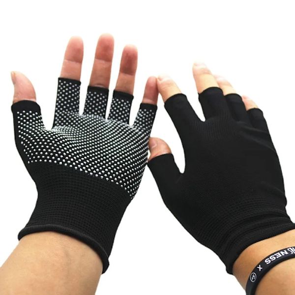 Vinterhandskar för män Varm pekskärm Sportfiske Stänksäker skidåkning Army Cykling Snowboard Halkskyddad dragkedja Damhandskar Half glove L